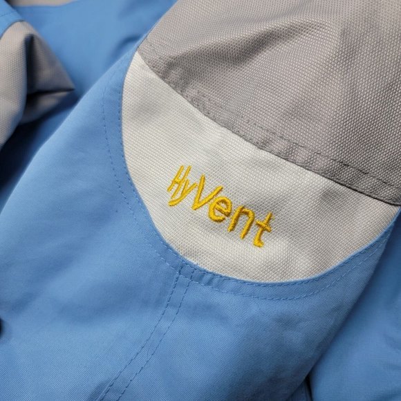 The North Face XL Summit‎ Series Hyvent Women's Blue / Gray Full Zip Jacket - Picture 7 of 8